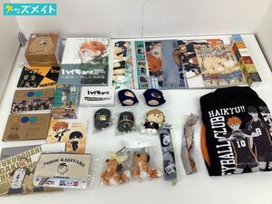 【現状】ハイキュー!! グッズ まとめ売り ぬいぐるみ 画集 クリアファイル フィギュア 他