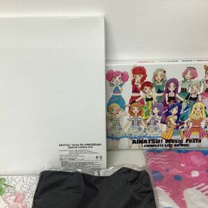 【同梱不可/現状】アイカツ!シリーズ ミュージックフェスタ ブルーレイ, ブランケット, タオル 5th ANNIVERSARY Special Cambus Art 等の画像6