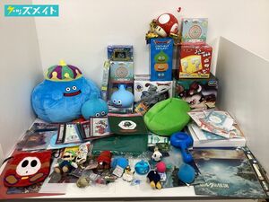 【同梱不可/現状】ゲーム グッズ まとめ売り ゼルダの伝説 ドラゴンクエスト マリオ 他 ぬいぐるみ フィギュア クリアファイル 他