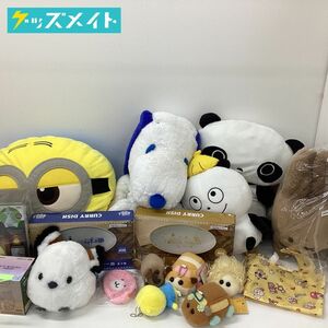 【同梱不可/現状】 ファンシーグッズ まとめ売り ムーミン ミリオンズ スヌーピー 他 ぬいぐるみ ルームライト 他