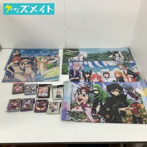 【現状】アニメ ゲーム グッズ まとめ売り ラバーマット カードスリーブ 他 / コードギアス 反逆のルルーシュ 探偵はもう死んでいる 他