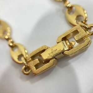 1円〜 保管品 GIVENCHY ジバンシー ジバンシイ ブレスレット ブレス ゴールドカラー Gロゴ ヴィンテージ アクセサリーの画像5