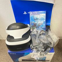 1円〜 保管品 SONY PS4 PSVR CUH-ZVR2 ソニー プレイステーションPlayStation VR 本体 カメラ プロセッサーユニット ACアダプタ ケーブル_画像1