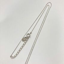 1円〜保管品 4℃ カナル ヨンドシー SILVERシルバー ネックレス 1.7g 42cm 2023 クリスマス ケース付き_画像7