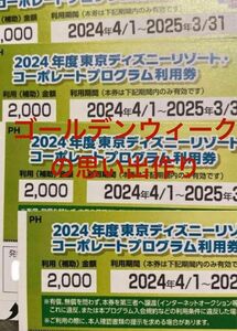 東京ディズニーリゾート コーポレートプログラム利用券