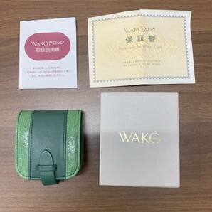 15384  WAKO★銀座和光☆トラベルクロック  QP980M 中古品の画像1