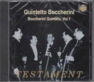 [CD/Testament]ボッケリーニ:五重奏曲ハ長調Op.25-3&五重奏曲ト長調Op.60-5他/ボッケリーニ五重奏団