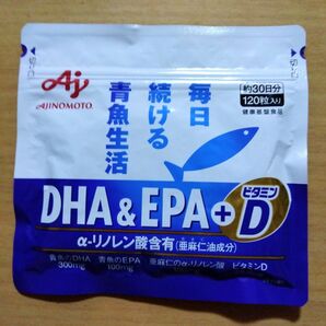 DHA EPA 味の素 サプリメント 毎日続ける青魚生活　120粒入り