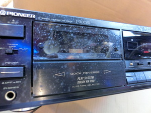 ジャンク部品取り◆PIONEER/パイオニア T-300SR カセットデッキ◆STEREO CASSETTE DECK