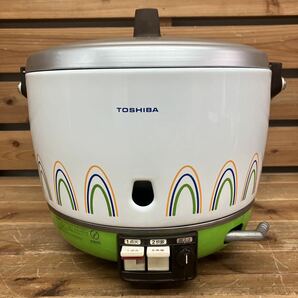 ガス炊飯器 東芝 TOSHIBA 一升炊き LP LPガス用/昭和レトロ レトロポップ 当時物 ビンテージの画像2