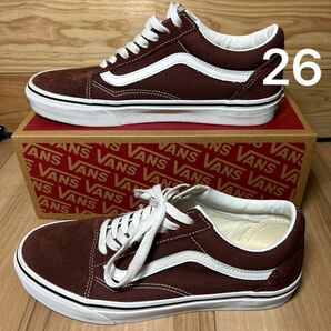 VANS オールドスクール US規格 チョコレート色