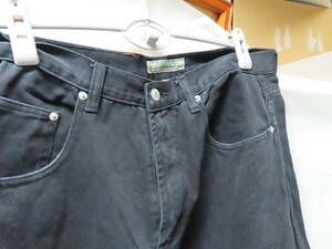 244-29 black jeans GUESSUSA size 34 hem scratch equipped 