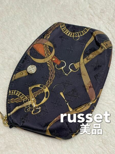 ラシット　russet ポーチ　ベルト柄 パレット　ハーネス柄 美品　