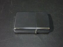 XB516◇ジッポー オイルライター ジーンズ柄 前ファスナー プレート貼り 鏡面仕上げ 1996年製 / ZIPPO デニム柄 前チャック 煙草 / 未使用_画像3