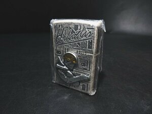 XB520◇ジッポー オイルライター 人造人間キカイダー ハカイダー メタル貼り シルバーダスト No.0031 1998年製 / ZIPPO Hakaider / 未開封?