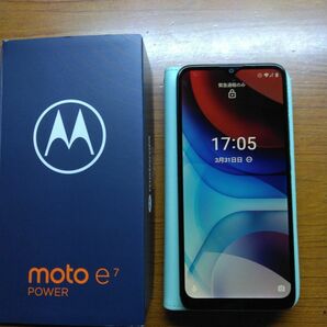 モトローラ　moto e7 power