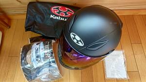 Kabuto FF-RⅢ カブト　Mサイズ　オートバイ　バイク　ヘルメット　フラットブラック　フルフェイス