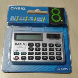 ◇カシオ カードタイプ電卓 SL-650A-N 