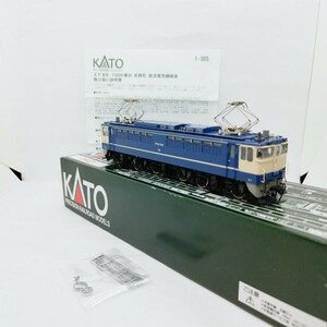 KATO 1-305 EF65 1000 number pcs previous term shape direct current electric locomotive both head lighting OK operation excellent head Mark attaching 