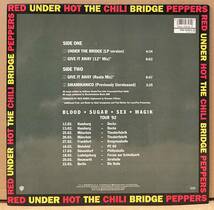 ◇祝来日!アナログ盤12インチ◇Red Hot Chili Peppers レッド・ホット・チリ・ペッパーズ / Under The Bridge (9362 40358-0) Give It Away_画像5