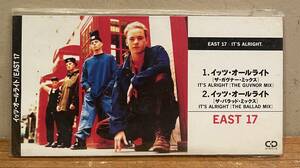 ◇見本盤!未開封品/8㎝シングルCD◇イースト17 East17/イッツ・オールライト It's alright PODD-1037/短冊CD