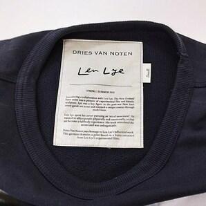 E508 [春夏物][人気] DRIES VAN NOTEN×Len Lye 長袖 トレーナー S マルチカラー プリント コラボ 2021SS 綿100% | K★の画像4