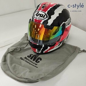 E847c [人気] Arai アライ RX-7X DOOHAN IT フルフェイスヘルメット 57.58cm マルチカラー ドゥーハン バイク | その他 NX