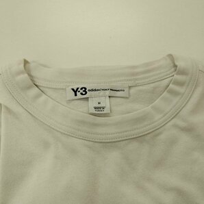 E804a [春夏][人気] Y-3×adidas ワイスリー×アディダス 半袖 クルーネック Tシャツ M ホワイト ALLEWAYGRAPHIC FT1373 | トップス Kの画像3