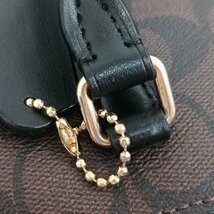 N902b [人気] COACH コーチ ハンドバッグ ブラック×ブラウン 2WAY ショルダーバッグ レディース F29434 | ファッション小物 G_画像7