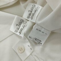 N884b [セット] CASTELBAJAC カステルバジャック ポロシャツ 5 ホワイト 半袖 ワッペン | トップス G_画像4