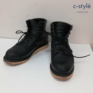 B849b [人気] RED WING レッドウィング ブーツ 8 ブラック 206 レースアップ 羽タグ | シューズ G