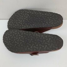 B851b [春夏][人気] BIRKENSTOCK ビルケンシュトック ボストン サンダル 27cm ブラウン レザー | シューズ G_画像4