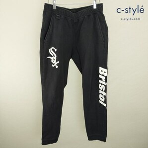 E570 [人気] F.C.Real Bristol 21AW MBW TOUR TEAM SWEAT PANTS スウェットパンツ L ブラック FCRB212025 | N★の画像1