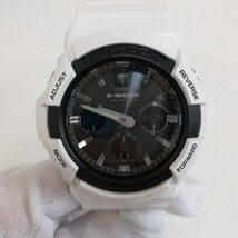 N624 [動作品] CASIO カシオ 腕時計 ホワイト ペアウォッチ G-SHOCK GAW-100B MSG-W100 電波ソーラー | P★_画像4