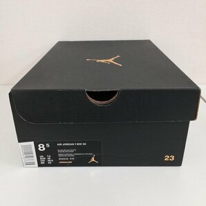 O003b [人気] NIKE ナイキ AIR JORDAN 1 MID SE 26.5cm ブラック エアジョーダンミッド スニーカー 852542-016 | シューズ Nの画像8