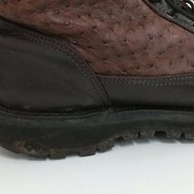 N750 [人気] DANNER ダナー オーストリッチレザーシューズ US8・1/2 ブラウン USA製 ブーツ ビブラムソール 30435X | K★_画像9