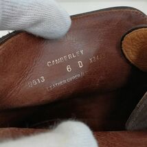 N734 [人気] Crockett&Jones クロケットアンドジョーンズ CAMBERLEY 6D ブラウン系 スエードチャッカブーツ 9613 | N★_画像6