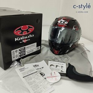 N936c [人気] OGK Kabuto オージーケーカブト KAMUI-Ⅲ ESTELA フルフェイスヘルメット M 57～58cm BLACKRED バイク用品 | その他 NX