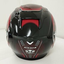 N936c [人気] OGK Kabuto オージーケーカブト KAMUI-Ⅲ ESTELA フルフェイスヘルメット M 57～58cm BLACKRED バイク用品 | その他 NX_画像3
