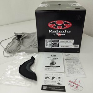 N936c [人気] OGK Kabuto オージーケーカブト KAMUI-Ⅲ ESTELA フルフェイスヘルメット M 57～58cm BLACKRED バイク用品 | その他 NXの画像9