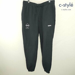 E567b [人気] F.C.Real Bristol 22SS EMBLEM SWEAT PANTS スウェットパンツ M ブラック FCRB-220058 | ボトムス N