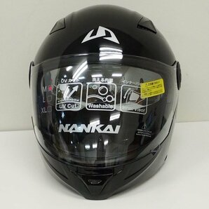 N524c [未使用品] NANKAI ナンカイ FN-14 システムヘルメット M （57～58cm） ブラック バイク | その他 NXの画像2