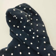 F089b [春夏][人気] Supreme×COMME des GARCONS パーカー M ネイビー SHIRT Polka Dot Box Logo Hoodie ドット柄 | トップス G_画像10