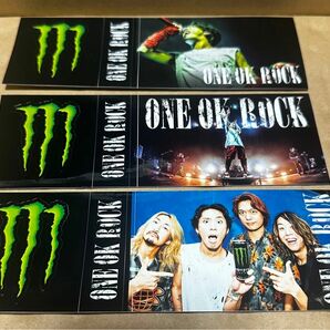 ONE OK ROCK ワンオク　モンスターエナジー　ステッカー　3枚セット