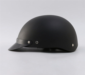 S850 黒マット原付ヘルメット半ヘルハーフヘルメット ハーレー 半キャップ半帽子 自転車 男女兼用