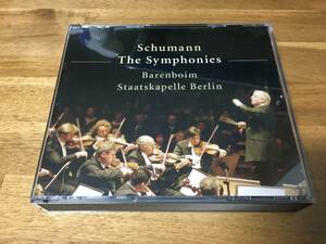 (TELDEC国内盤2CD）バレンボイム＆ベルリン・シュターツカペレ：シューマン：交響曲全集（2003年録音）