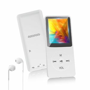 MP3プレーヤー Bluetooth 5.1 32GB内蔵 メモリーカード対応 128GB拡張可能 HIFI 有線イヤホン付き スピーカー内蔵 音楽プレーヤー 