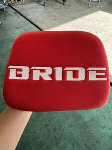 BRIDE フルバケットシートオプション　ヘッドレスト　チューニングパッド　赤 ヘッドパッド ブリッド 