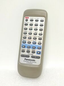 【動作確認済】Panasonic パーソナルMDシステムRX-MDX80 MDX-77用純正リモコン [EUR648262] 