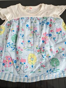 【美品】knitplanner 半袖Tシャツ☆80☆女の子カットソー☆ニットプランナー